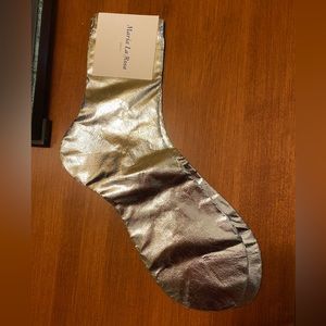 Silver Maria La Rosa socks